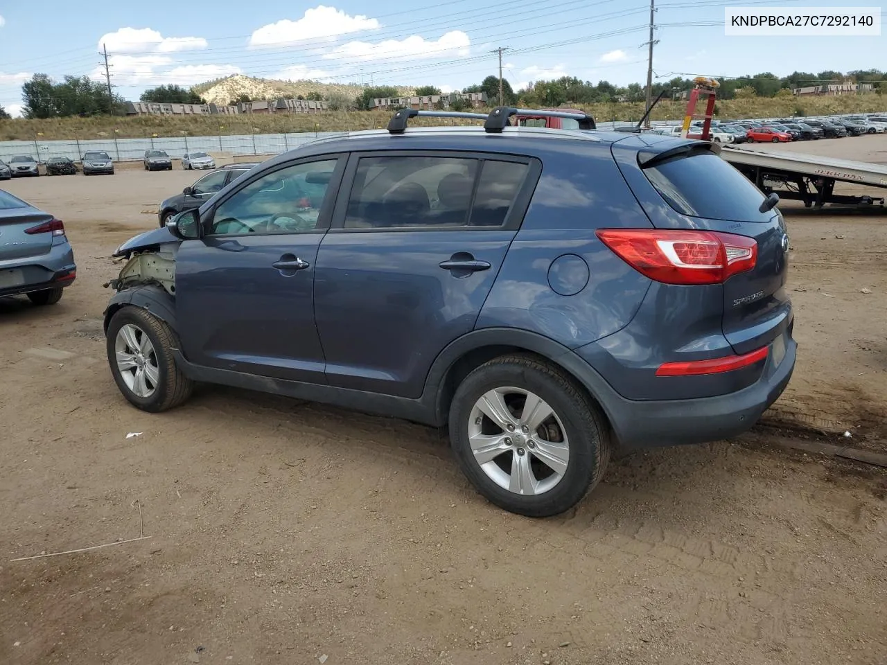 2012 Kia Sportage Lx VIN: KNDPBCA27C7292140 Lot: 75438324