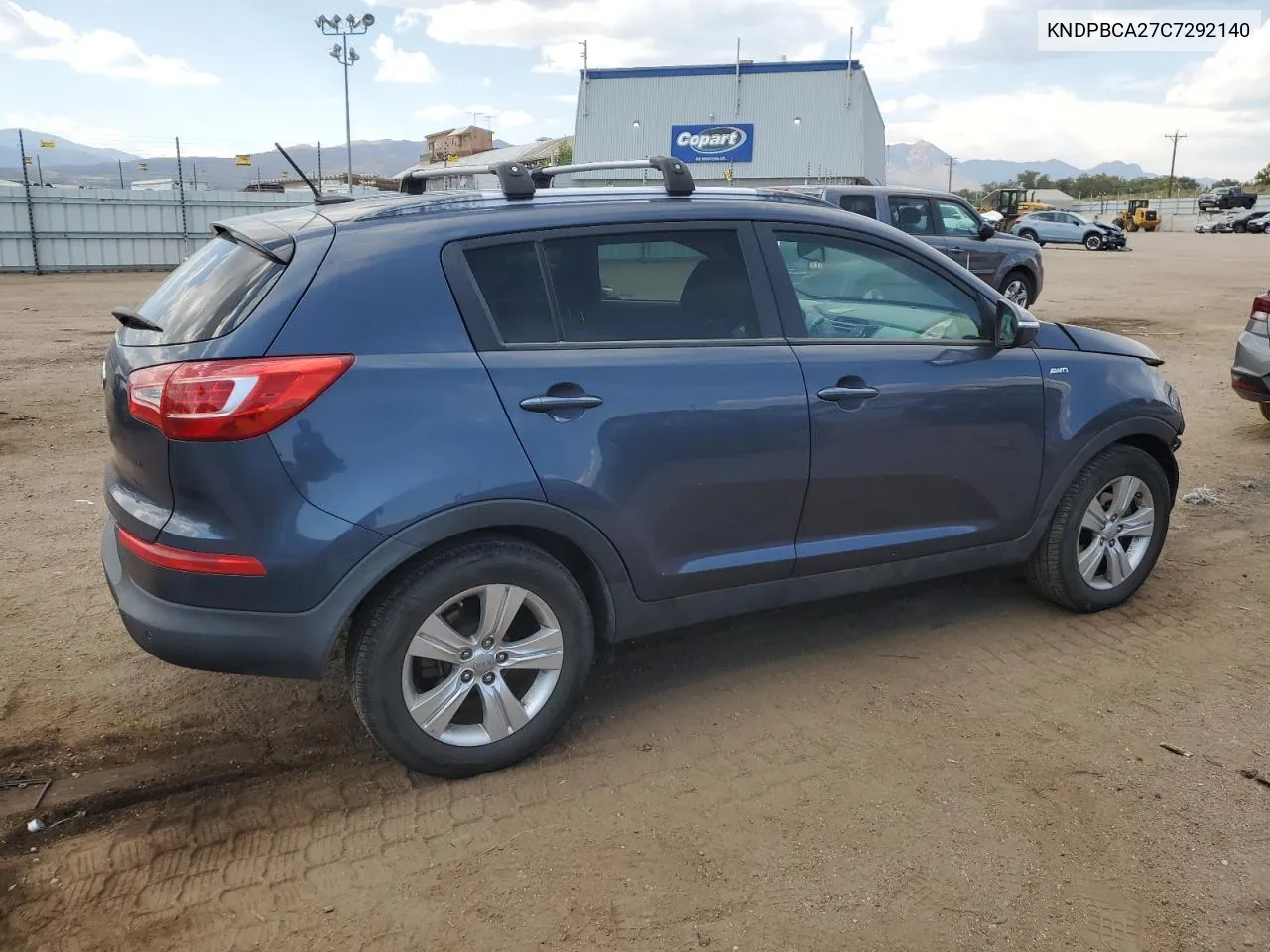 2012 Kia Sportage Lx VIN: KNDPBCA27C7292140 Lot: 75438324