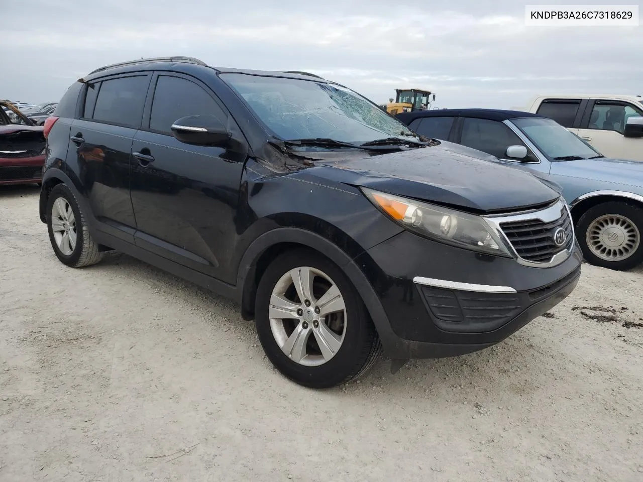 2012 Kia Sportage Base VIN: KNDPB3A26C7318629 Lot: 76177774