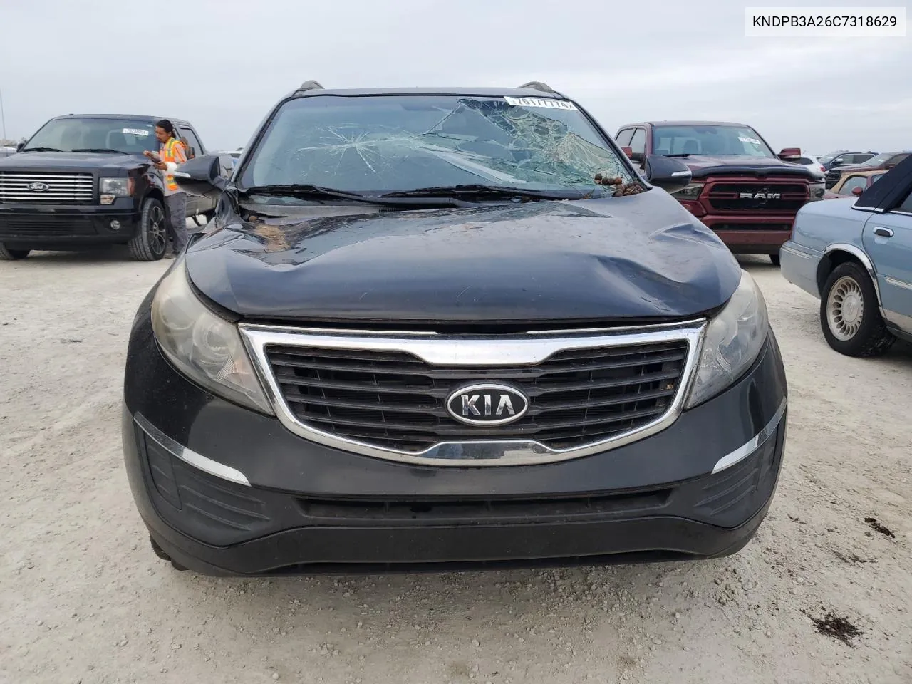 2012 Kia Sportage Base VIN: KNDPB3A26C7318629 Lot: 76177774