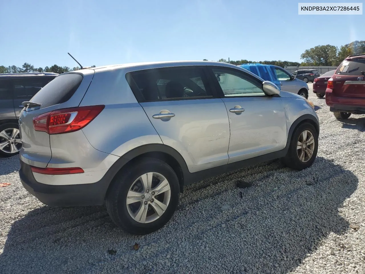 2012 Kia Sportage Base VIN: KNDPB3A2XC7286445 Lot: 76242694