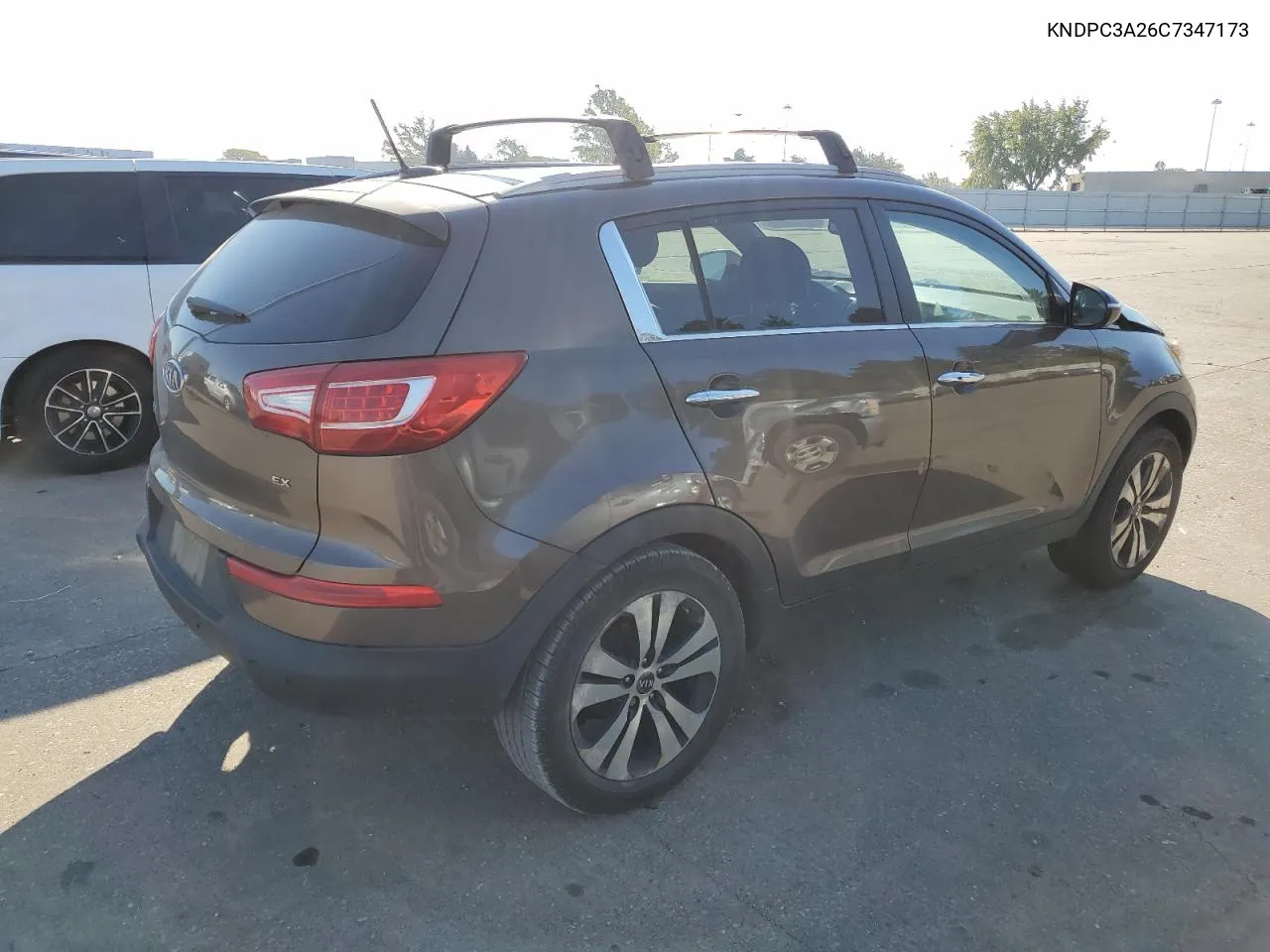 2012 Kia Sportage Ex VIN: KNDPC3A26C7347173 Lot: 76706474