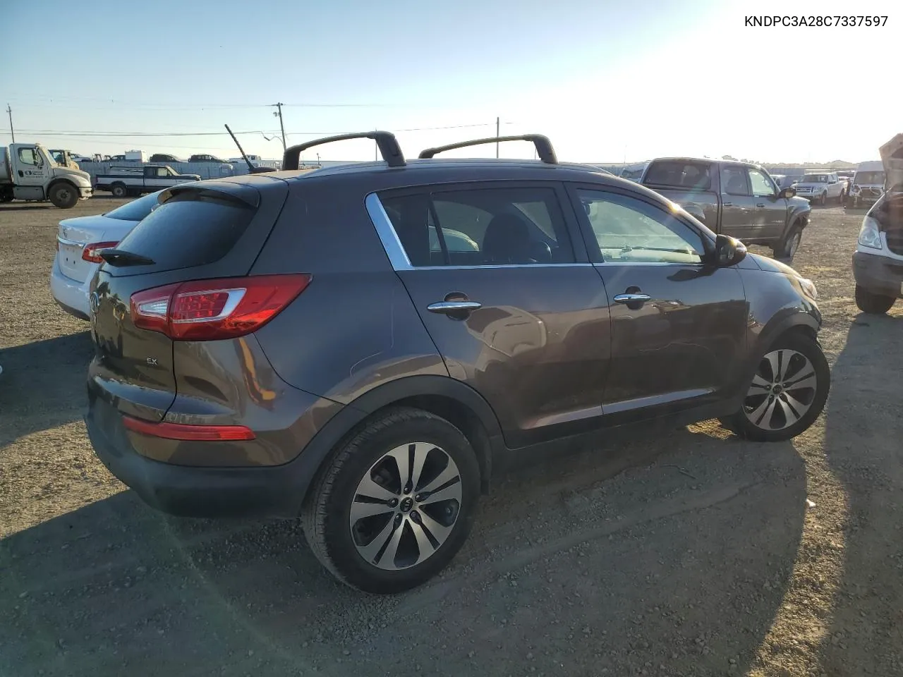 2012 Kia Sportage Ex VIN: KNDPC3A28C7337597 Lot: 77006964