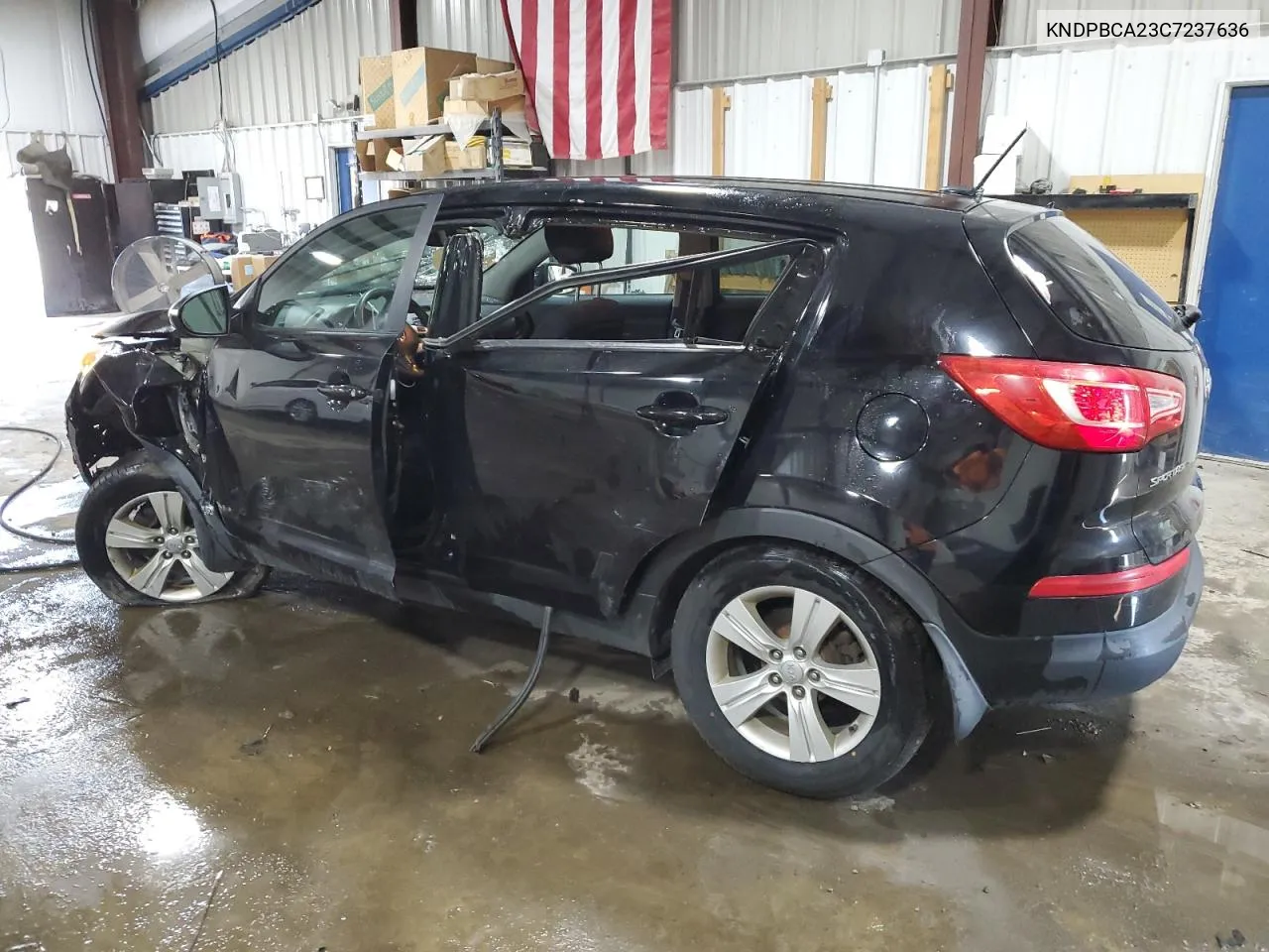 2012 Kia Sportage Lx VIN: KNDPBCA23C7237636 Lot: 77210224