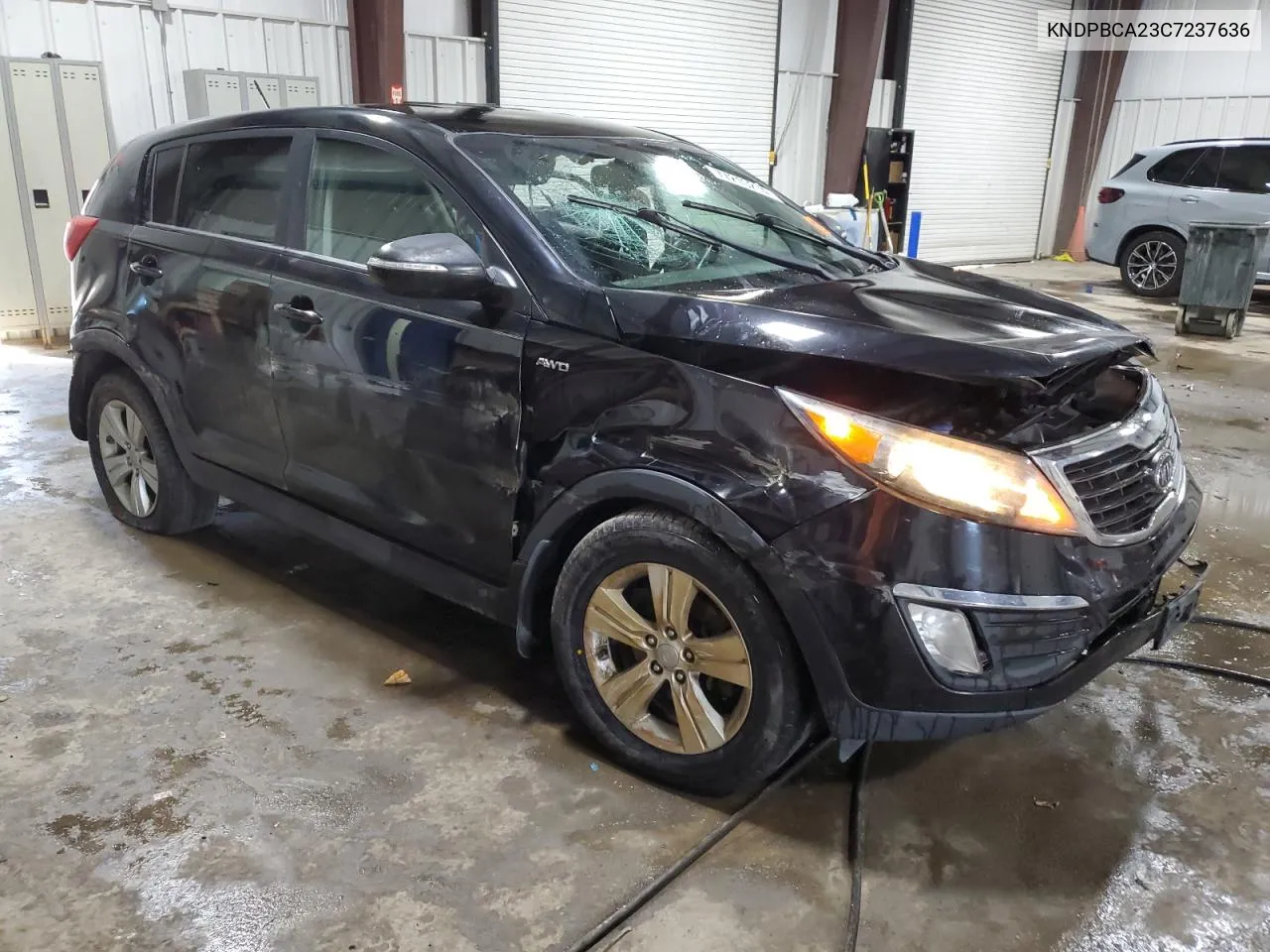 2012 Kia Sportage Lx VIN: KNDPBCA23C7237636 Lot: 77210224