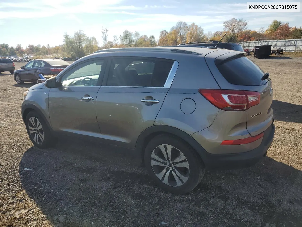 2012 Kia Sportage Ex VIN: KNDPCCA20C7315075 Lot: 77216774