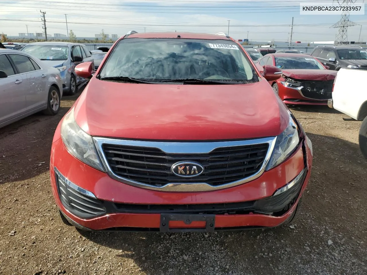 2012 Kia Sportage Lx VIN: KNDPBCA23C7233957 Lot: 77349854