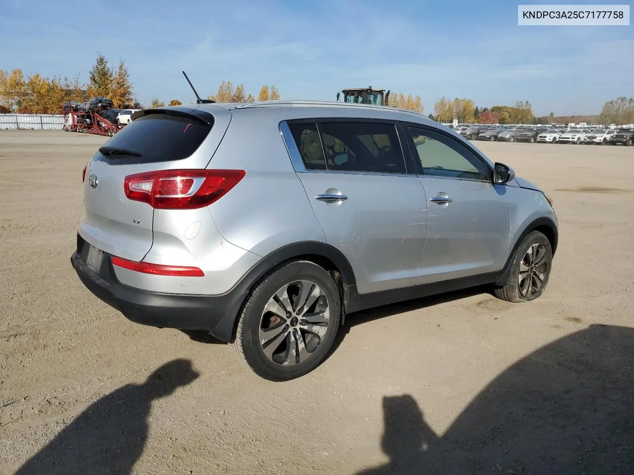 2012 Kia Sportage Ex VIN: KNDPC3A25C7177758 Lot: 77375624