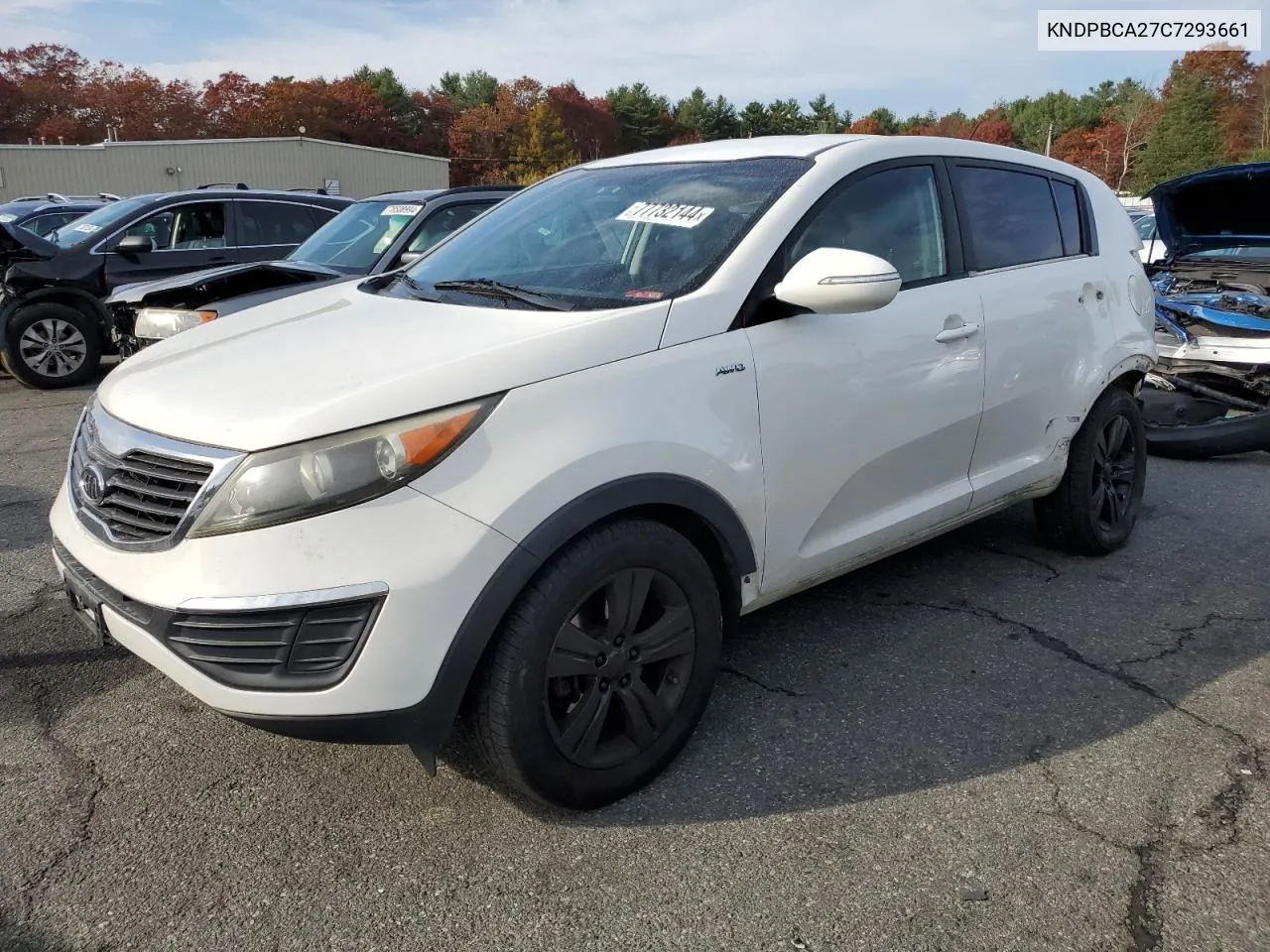 2012 Kia Sportage Lx VIN: KNDPBCA27C7293661 Lot: 77732144