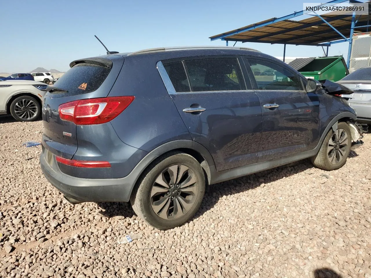 2012 Kia Sportage Sx VIN: KNDPC3A64C7286991 Lot: 78298814