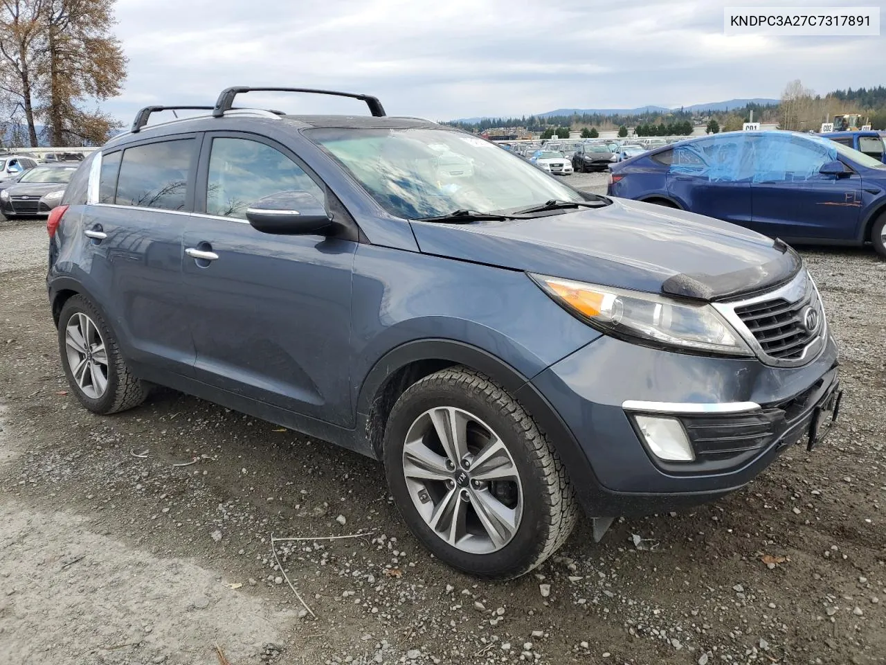 2012 Kia Sportage Ex VIN: KNDPC3A27C7317891 Lot: 78438874