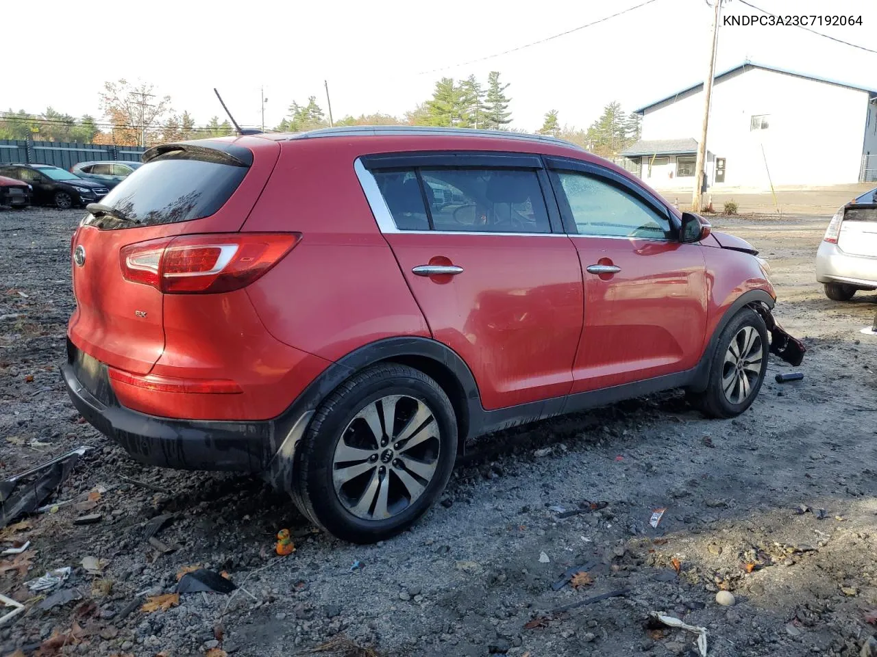 2012 Kia Sportage Ex VIN: KNDPC3A23C7192064 Lot: 78665364