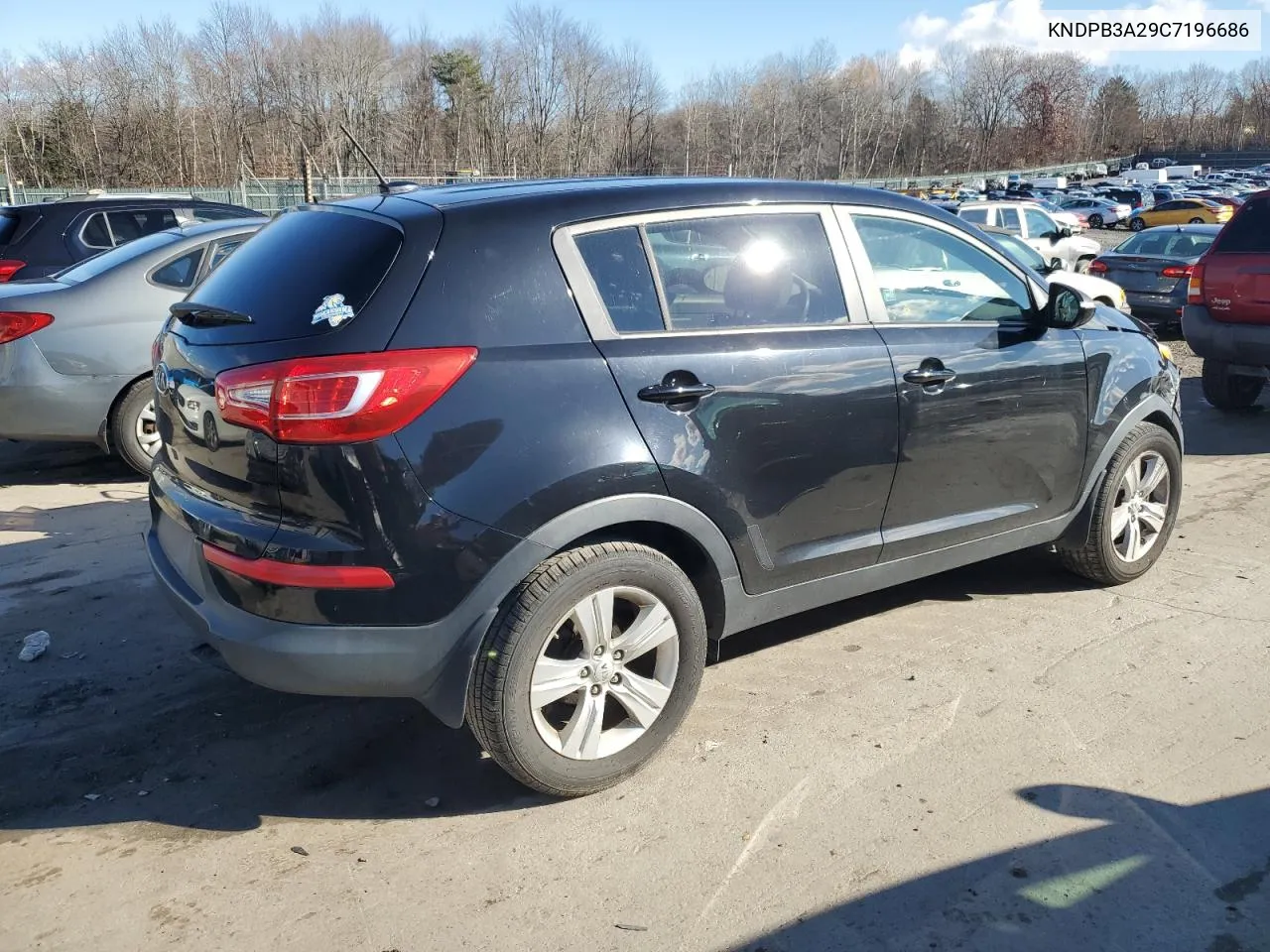 2012 Kia Sportage Base VIN: KNDPB3A29C7196686 Lot: 79931624