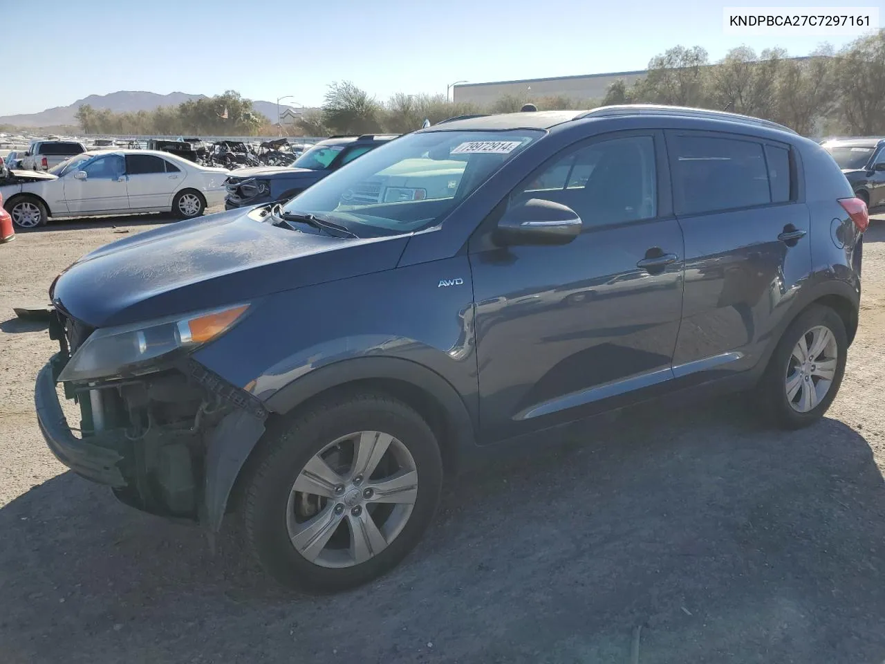 2012 Kia Sportage Lx VIN: KNDPBCA27C7297161 Lot: 79972914