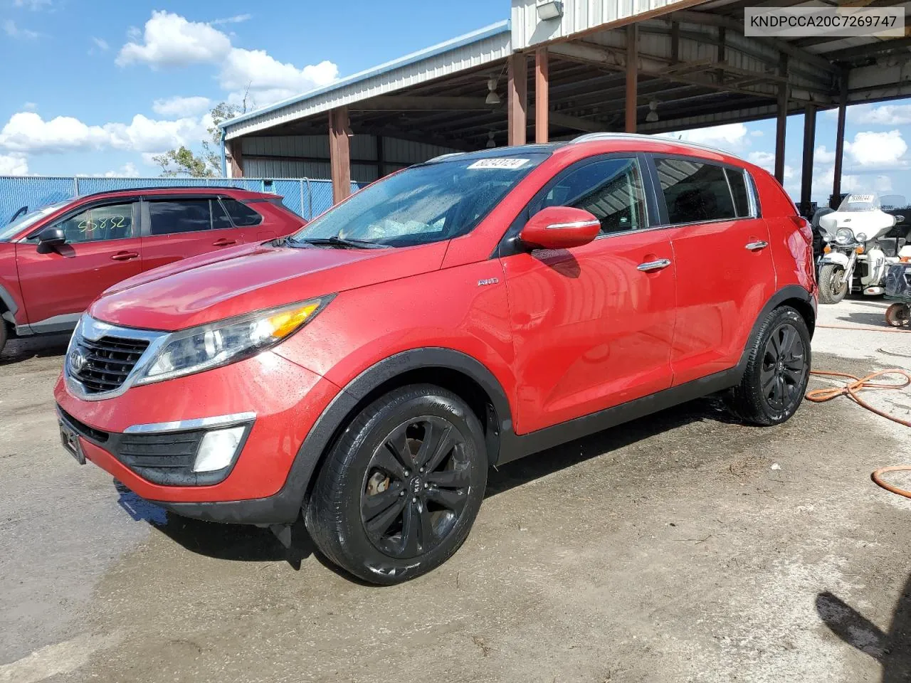 2012 Kia Sportage Ex VIN: KNDPCCA20C7269747 Lot: 80243124