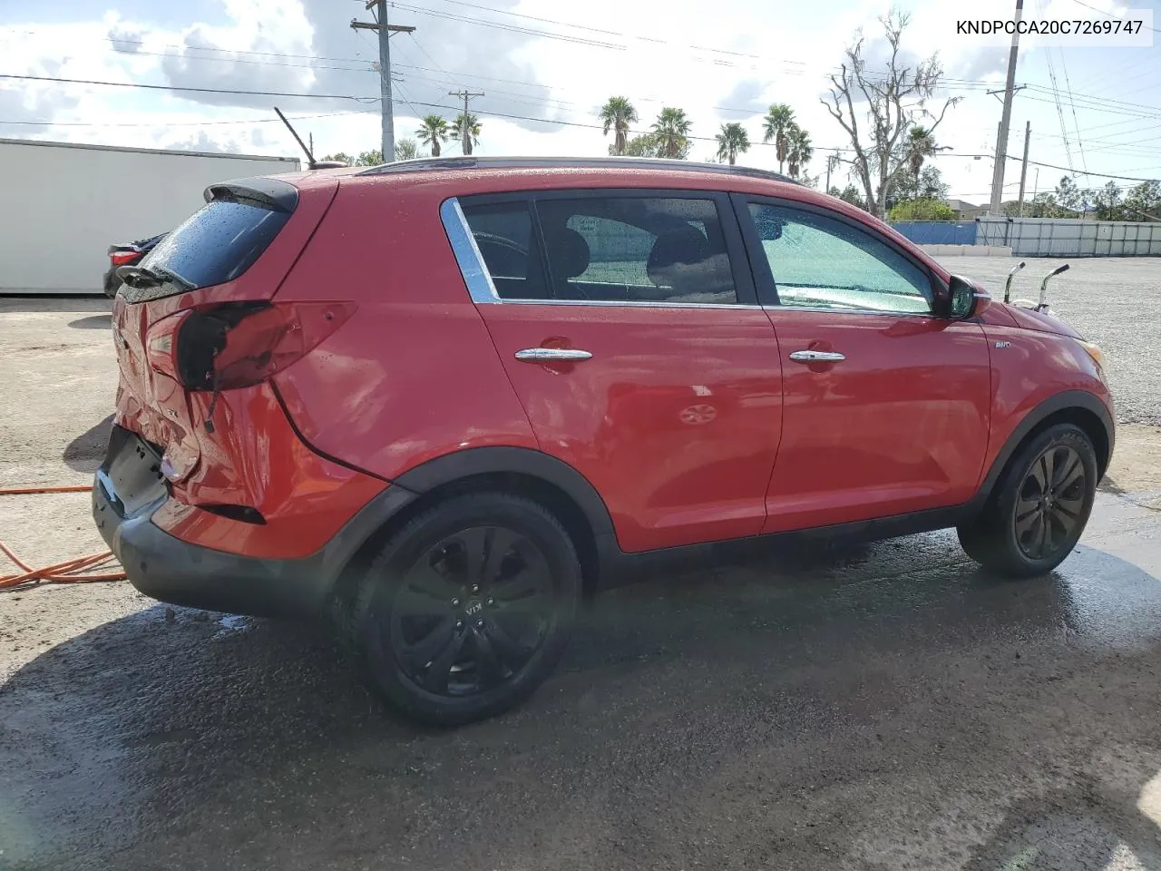 2012 Kia Sportage Ex VIN: KNDPCCA20C7269747 Lot: 80243124