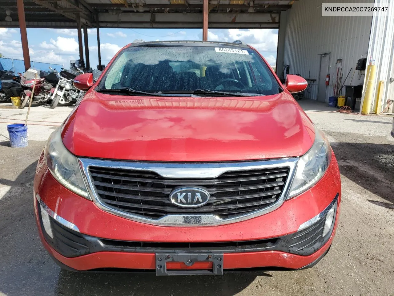 2012 Kia Sportage Ex VIN: KNDPCCA20C7269747 Lot: 80243124