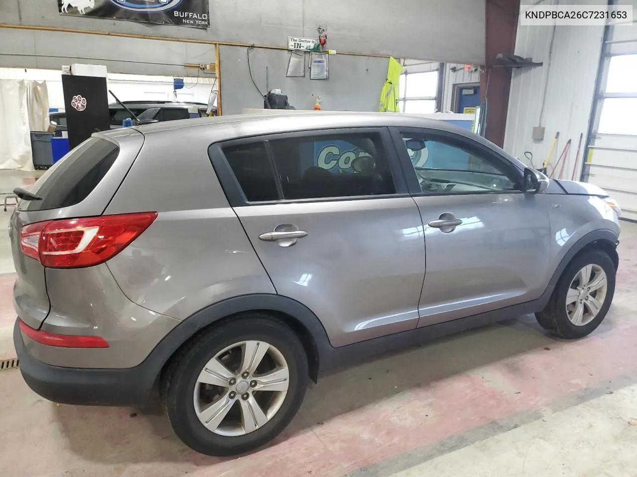 2012 Kia Sportage Lx VIN: KNDPBCA26C7231653 Lot: 80514114