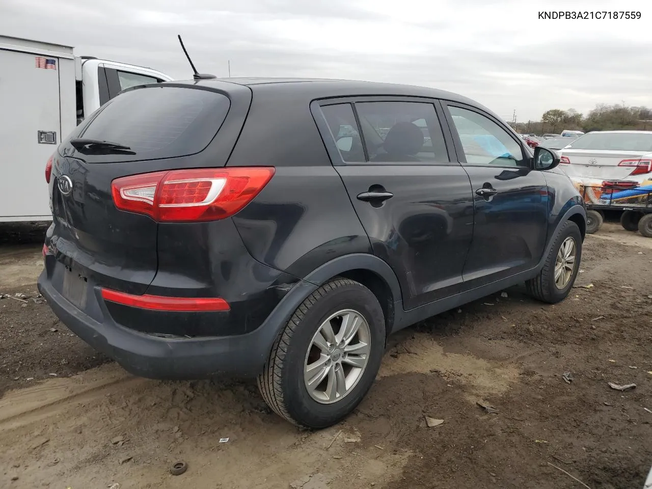 2012 Kia Sportage Base VIN: KNDPB3A21C7187559 Lot: 80531764