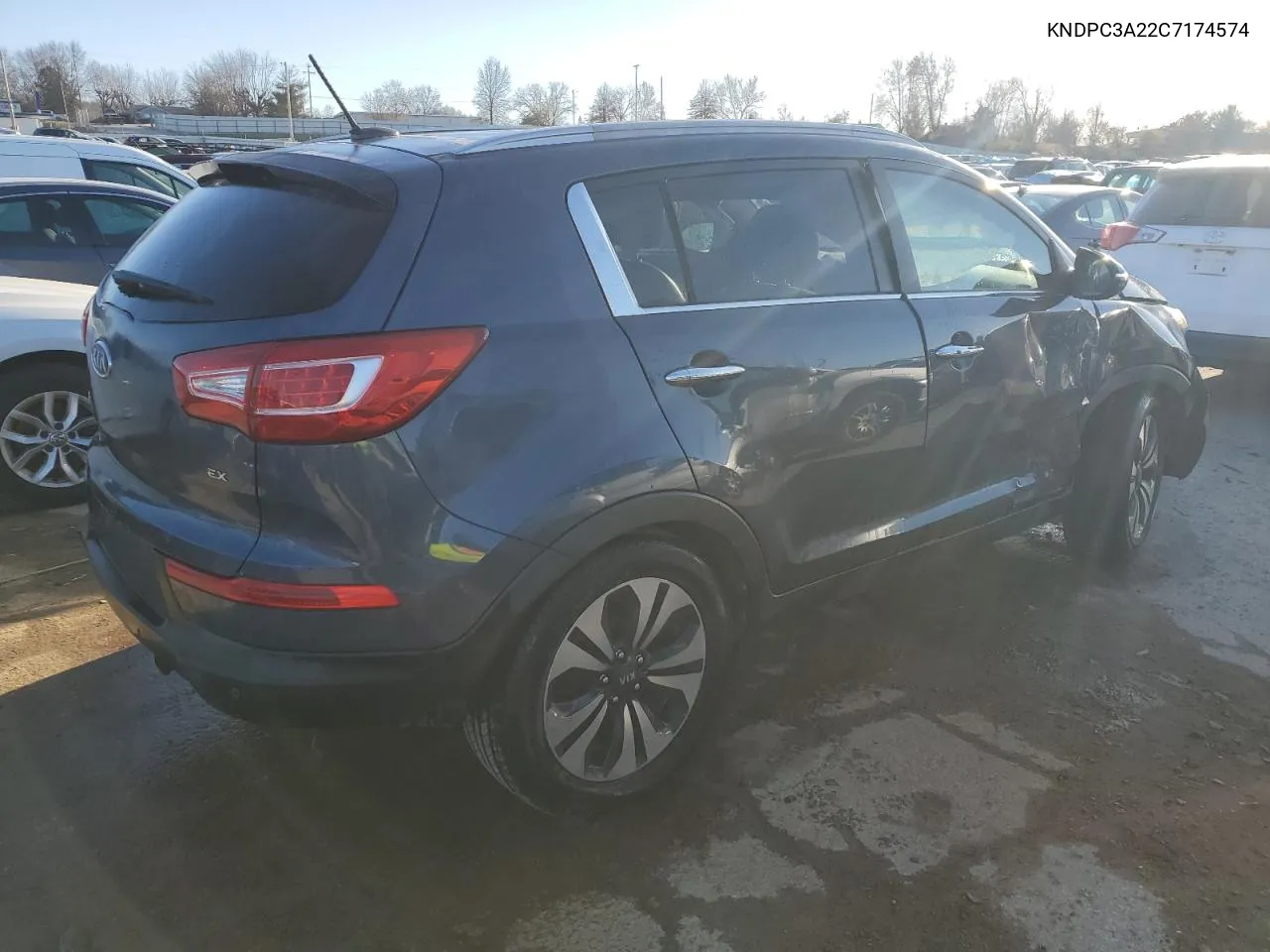 2012 Kia Sportage Ex VIN: KNDPC3A22C7174574 Lot: 80577523