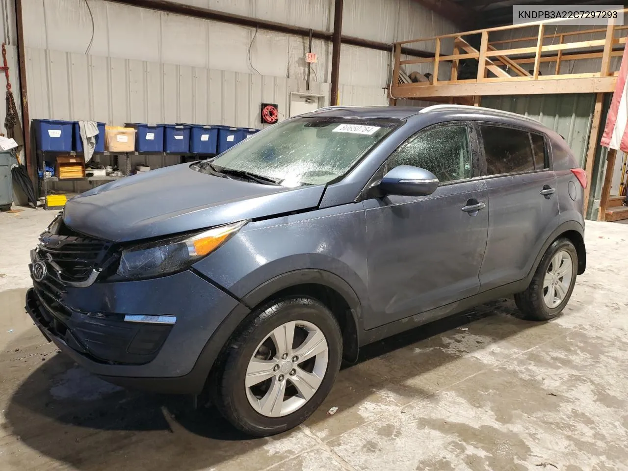 2012 Kia Sportage Base VIN: KNDPB3A22C7297293 Lot: 80650784