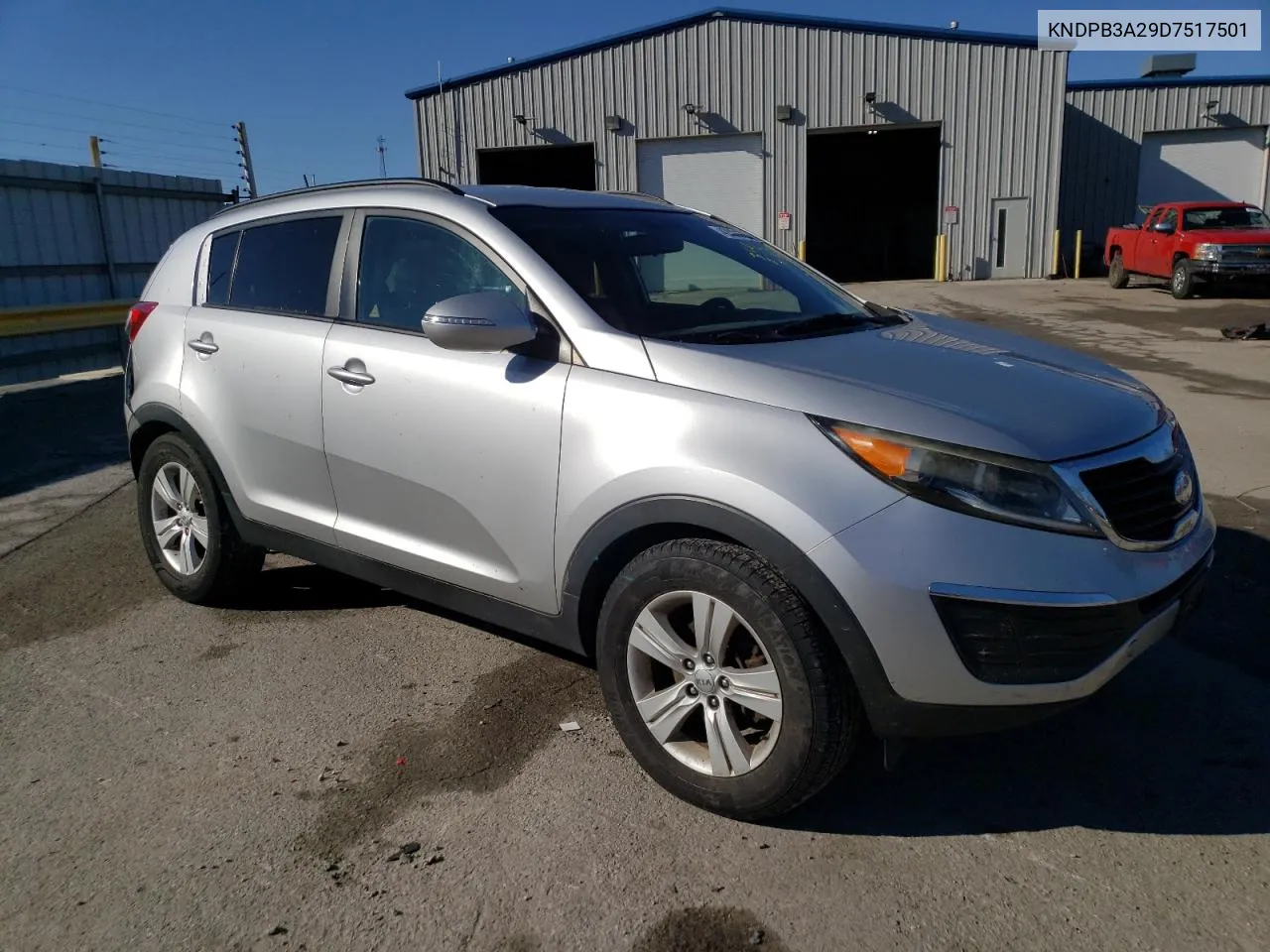 2013 Kia Sportage Base VIN: KNDPB3A29D7517501 Lot: 42881704