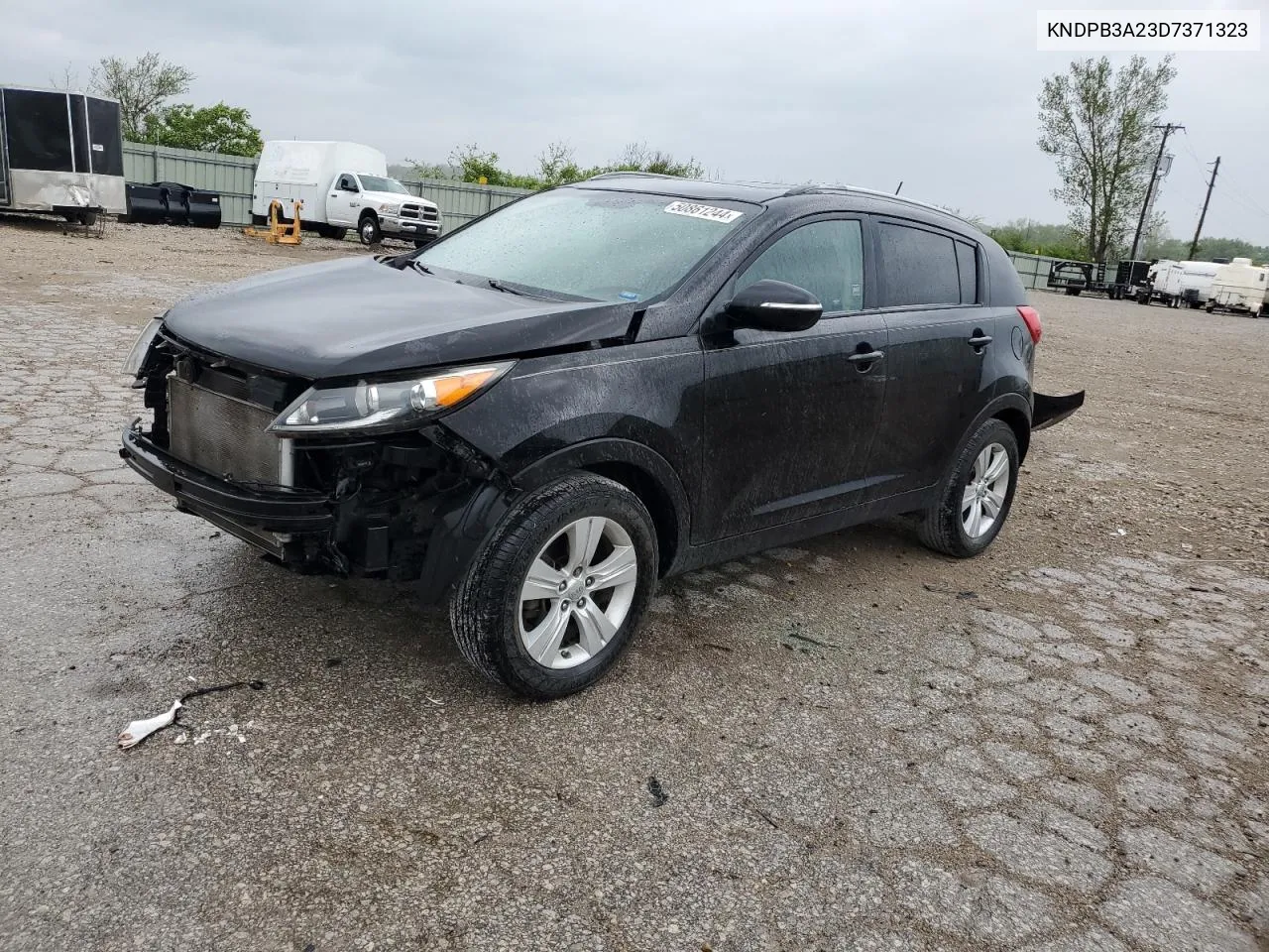 2013 Kia Sportage Base VIN: KNDPB3A23D7371323 Lot: 50861244