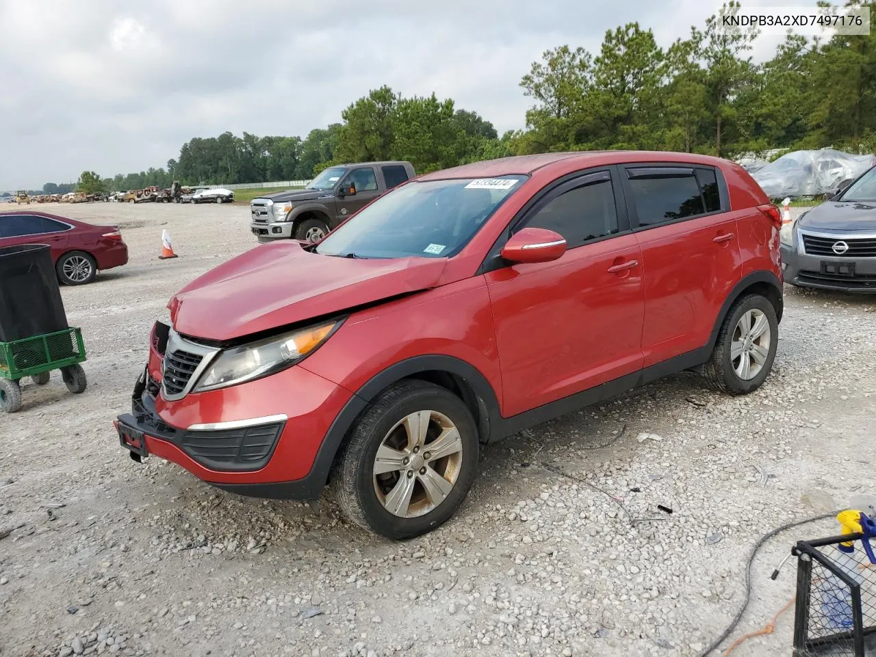 2013 Kia Sportage Base VIN: KNDPB3A2XD7497176 Lot: 57334474