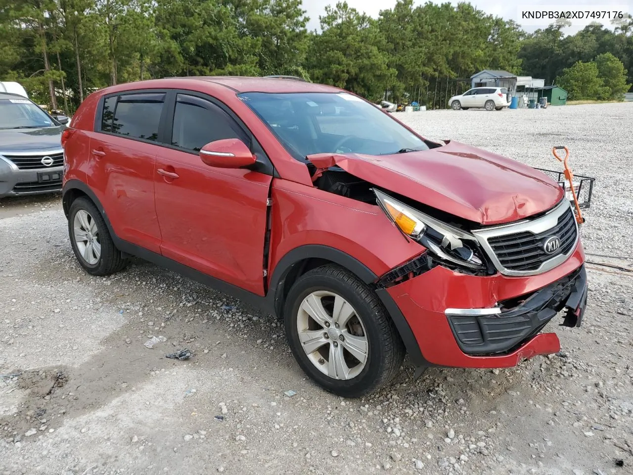 2013 Kia Sportage Base VIN: KNDPB3A2XD7497176 Lot: 57334474