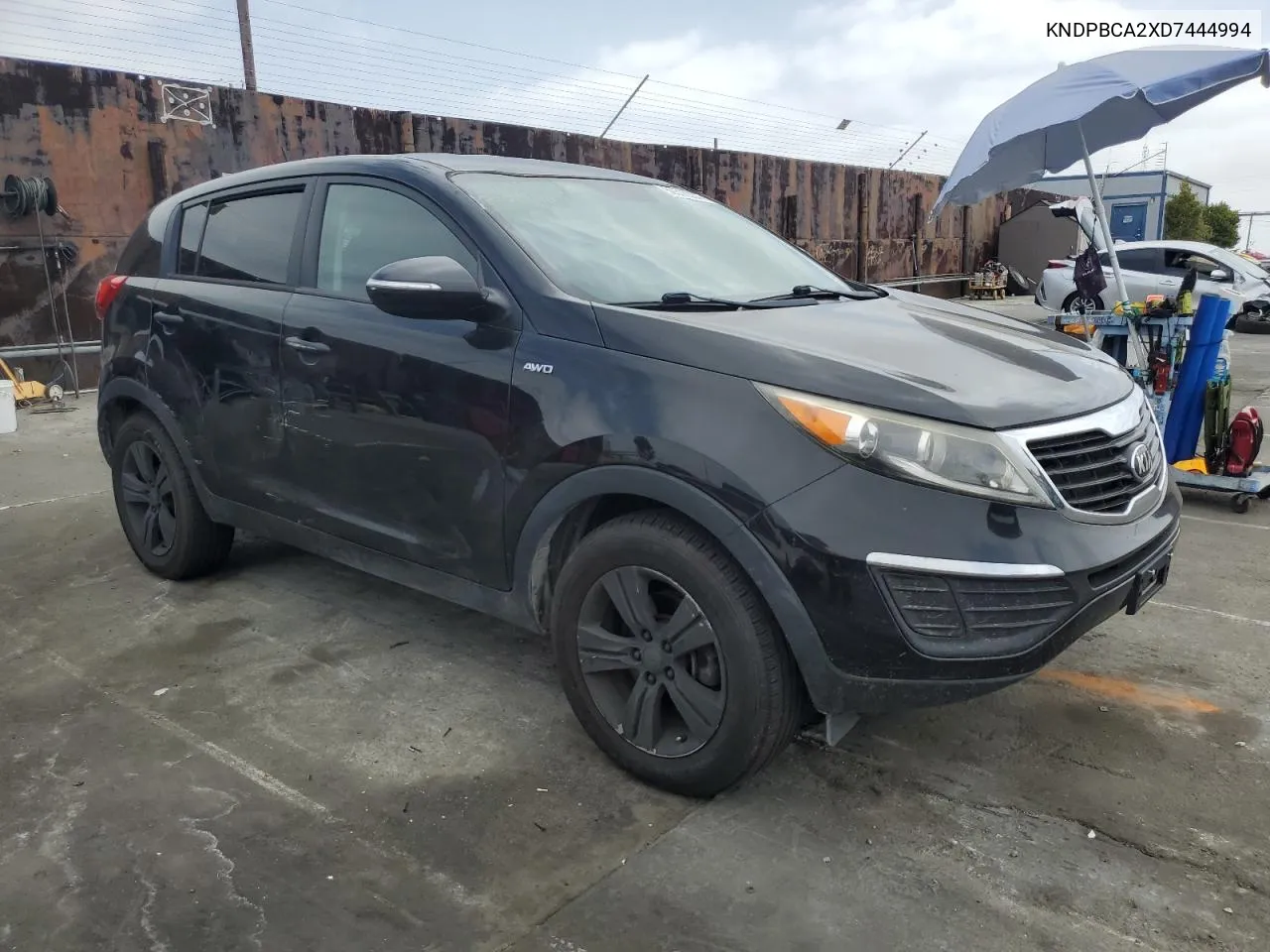 2013 Kia Sportage Lx VIN: KNDPBCA2XD7444994 Lot: 59516384