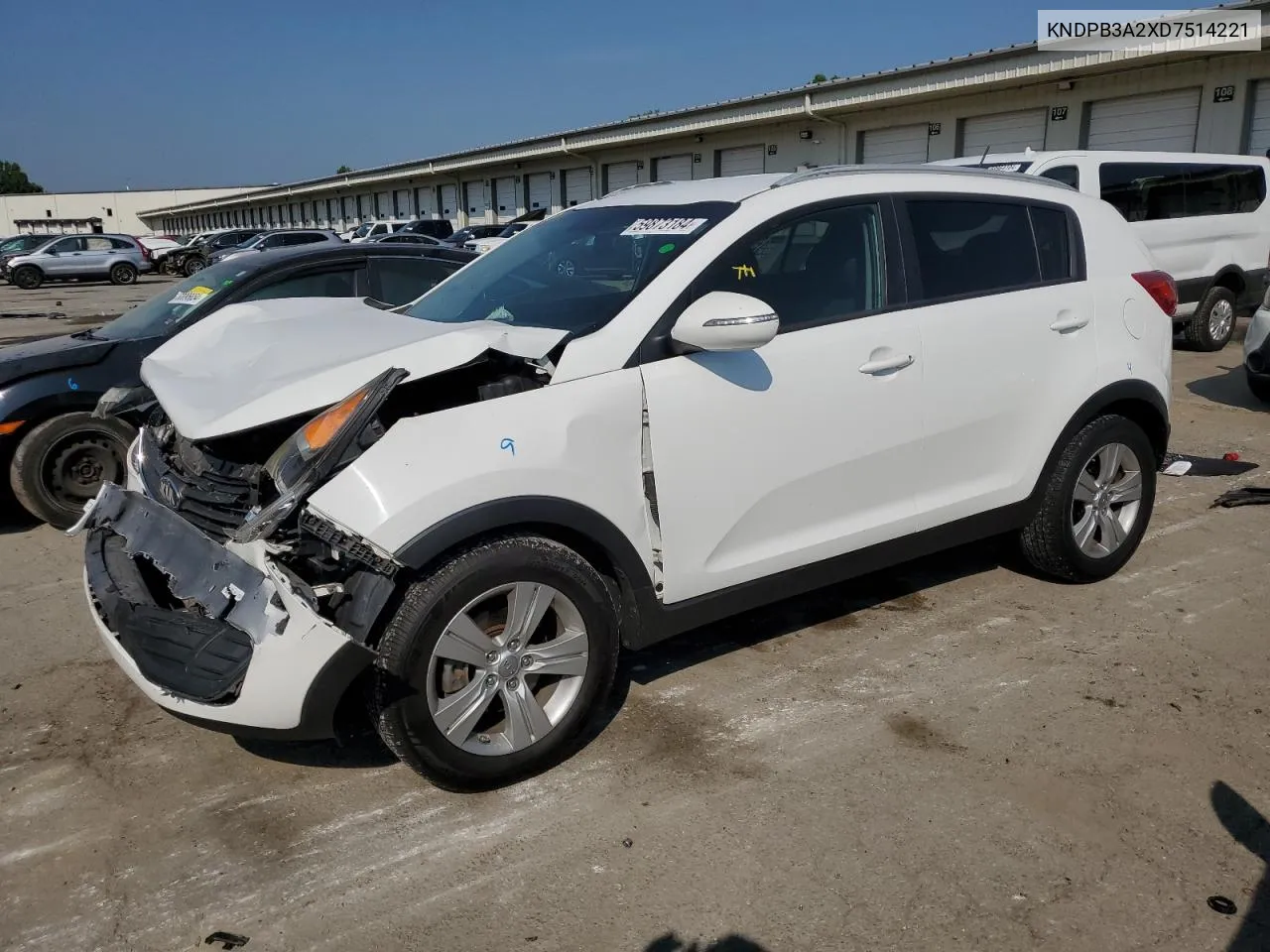 2013 Kia Sportage Base VIN: KNDPB3A2XD7514221 Lot: 59873184