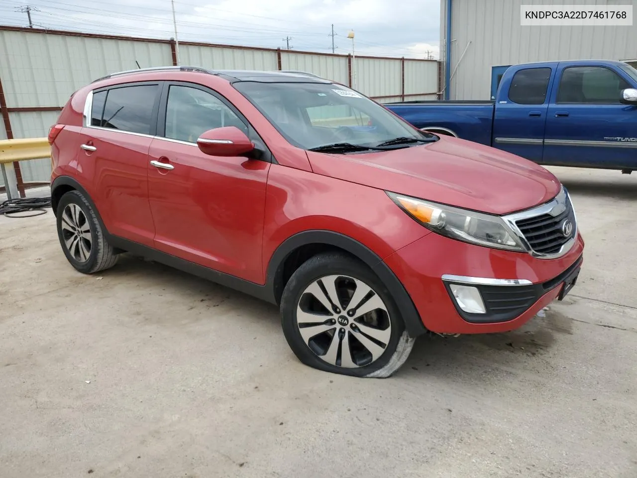 KNDPC3A22D7461768 2013 Kia Sportage Ex