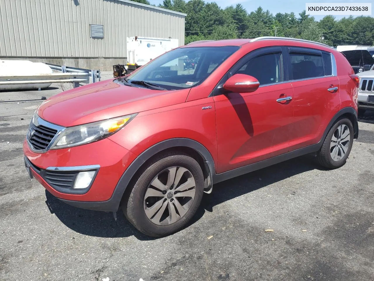 KNDPCCA23D7433638 2013 Kia Sportage Ex