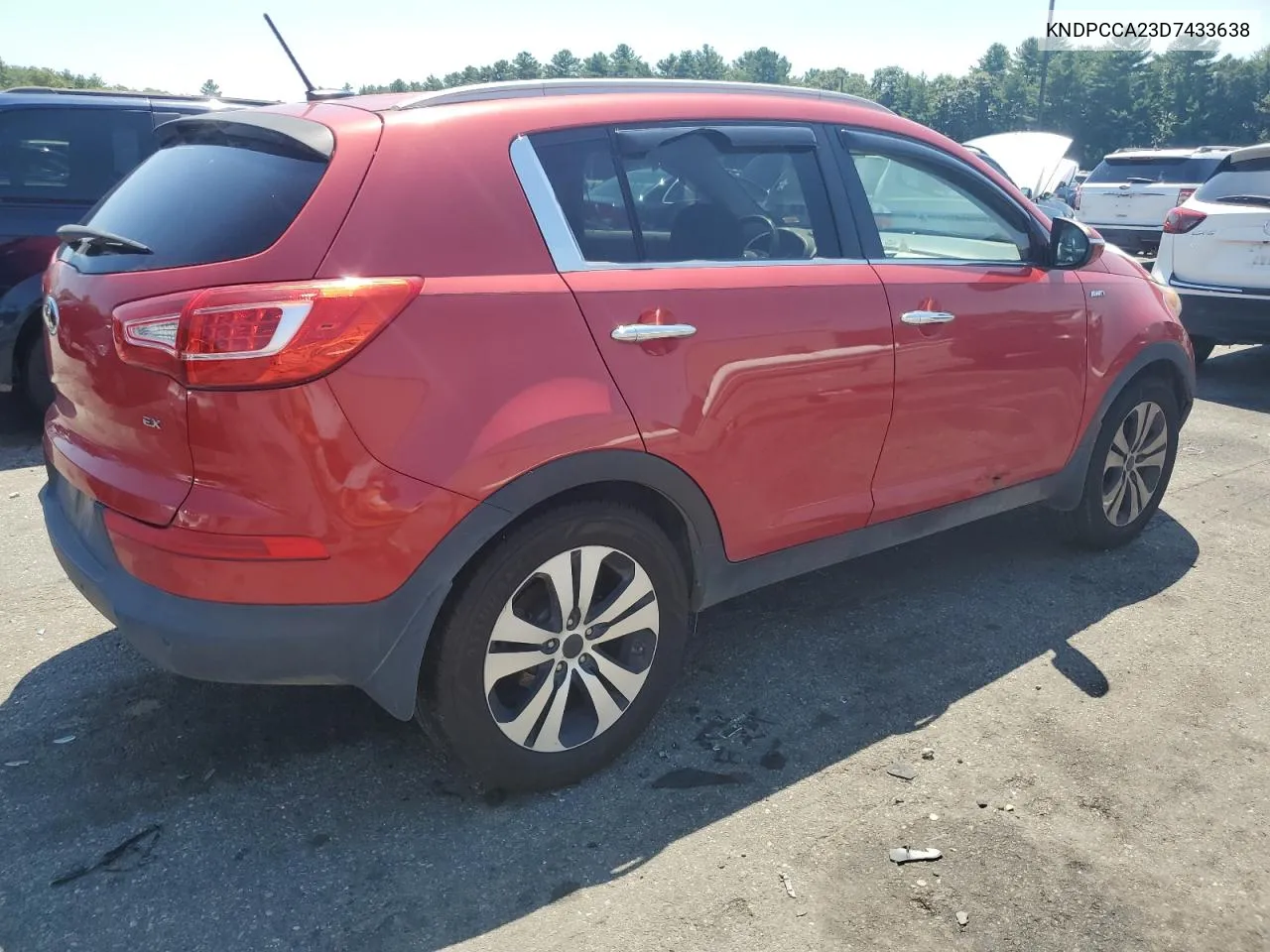 2013 Kia Sportage Ex VIN: KNDPCCA23D7433638 Lot: 62656124