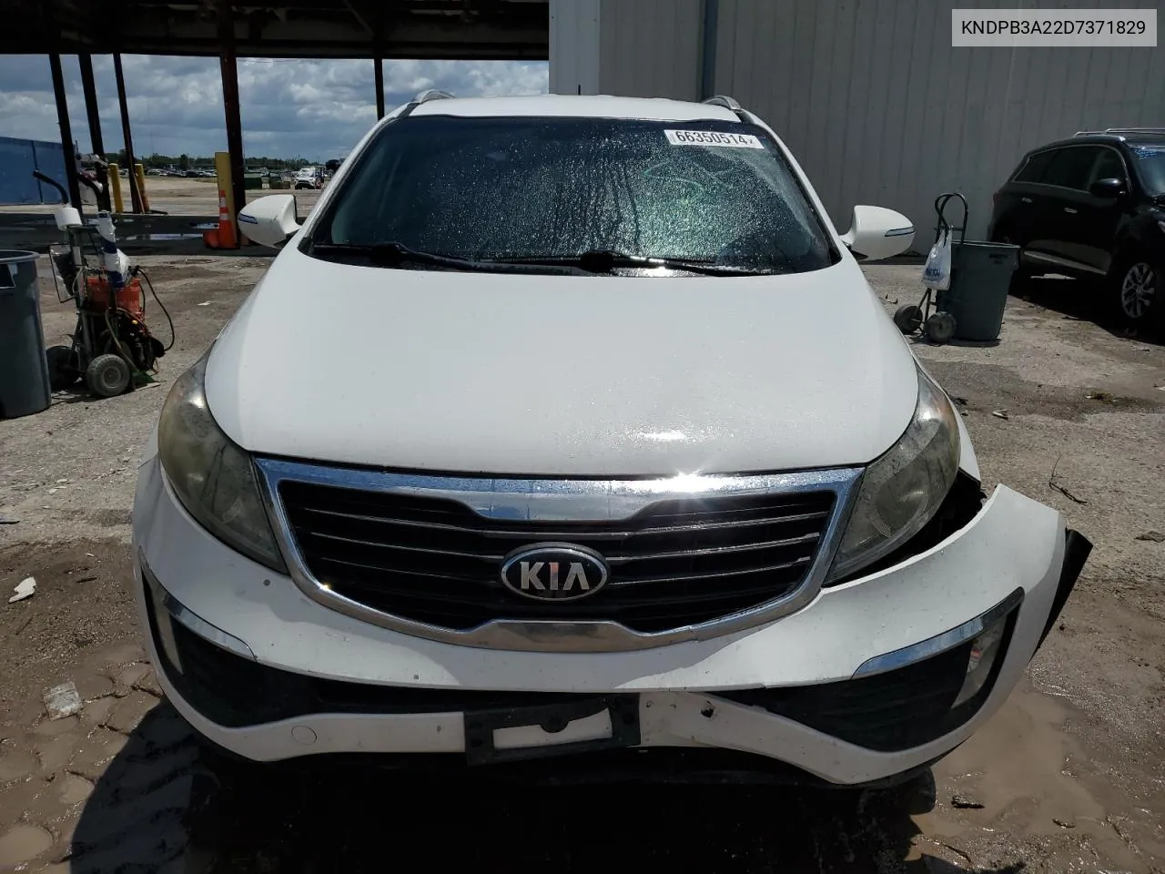 2013 Kia Sportage Base VIN: KNDPB3A22D7371829 Lot: 66350514