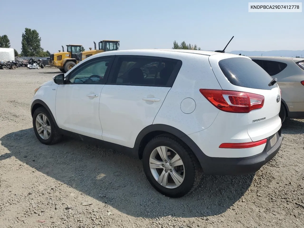 2013 Kia Sportage Lx VIN: KNDPBCA29D7412778 Lot: 66800004