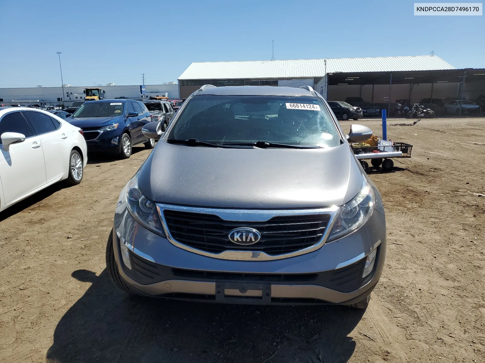 2013 Kia Sportage Ex VIN: KNDPCCA28D7496170 Lot: 66814124