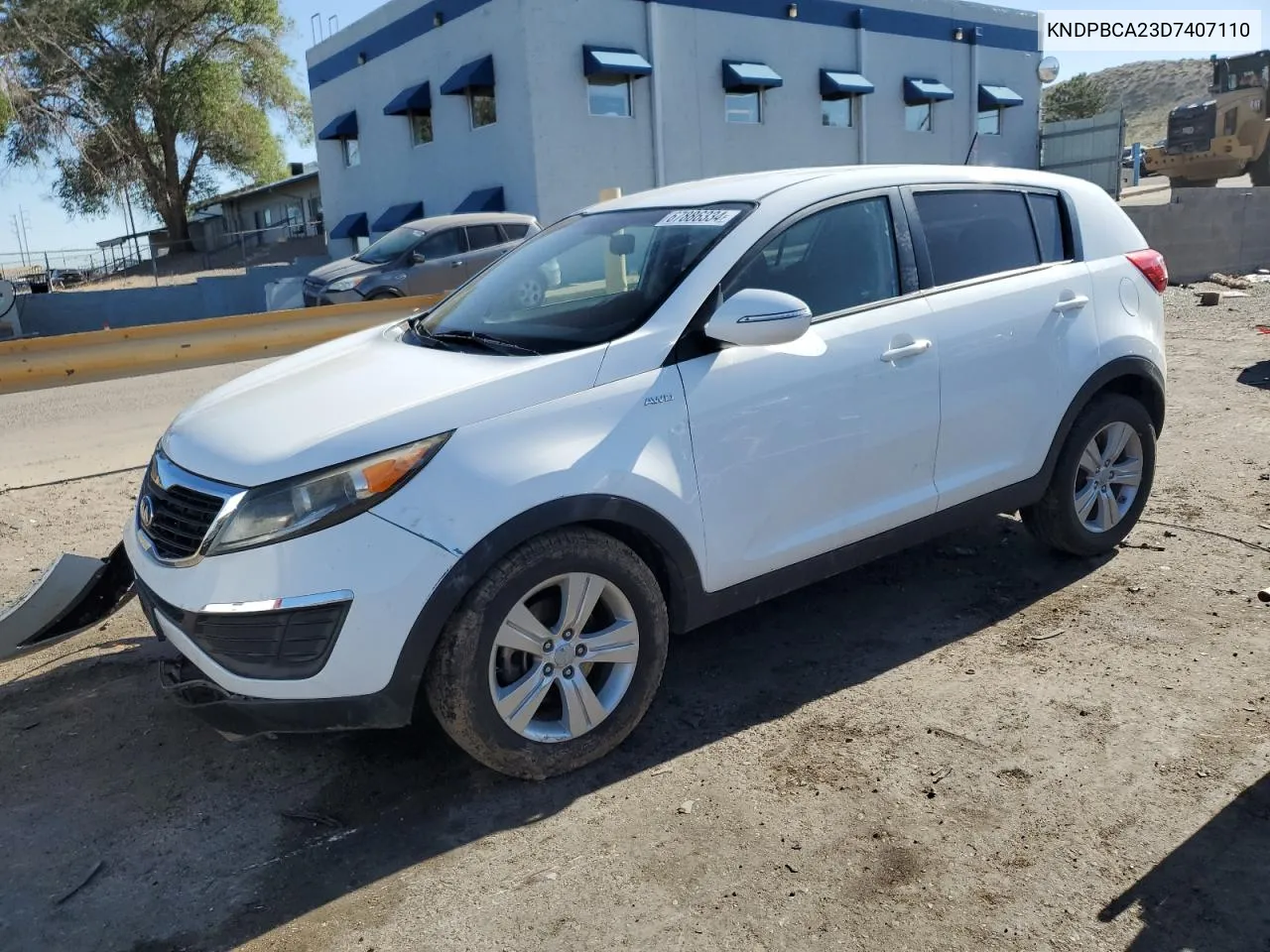 2013 Kia Sportage Lx VIN: KNDPBCA23D7407110 Lot: 67886334