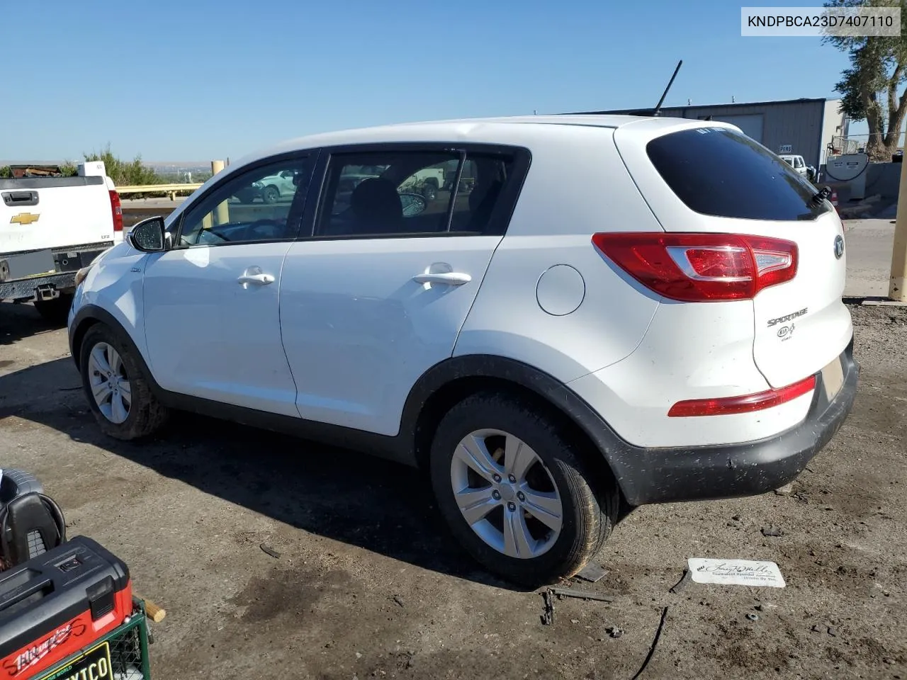 2013 Kia Sportage Lx VIN: KNDPBCA23D7407110 Lot: 67886334