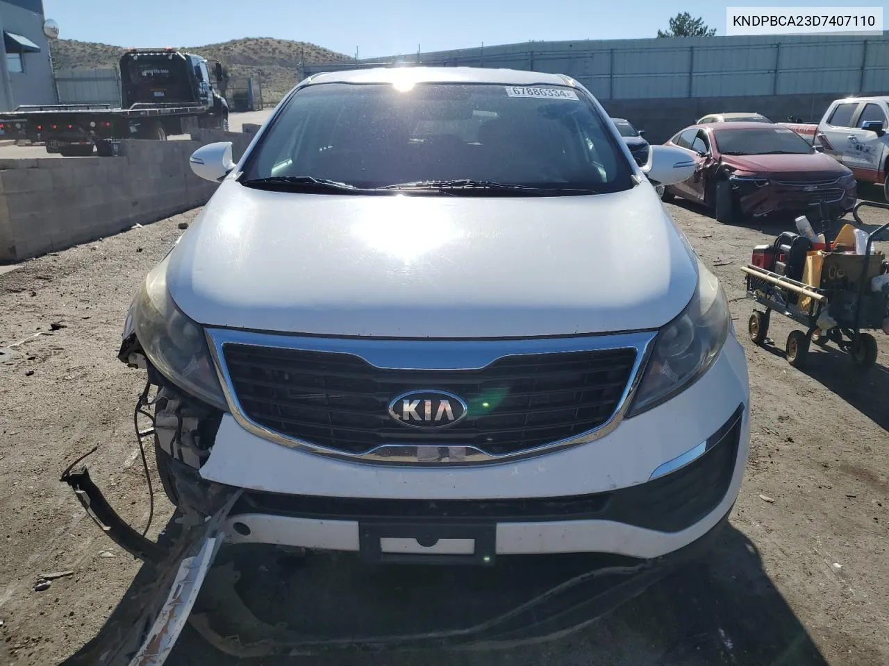 2013 Kia Sportage Lx VIN: KNDPBCA23D7407110 Lot: 67886334