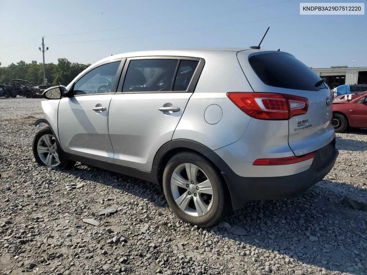 2013 Kia Sportage Base VIN: KNDPB3A29D7512220 Lot: 68823664