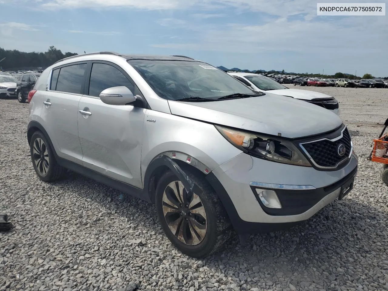 2013 Kia Sportage Sx VIN: KNDPCCA67D7505072 Lot: 70030044