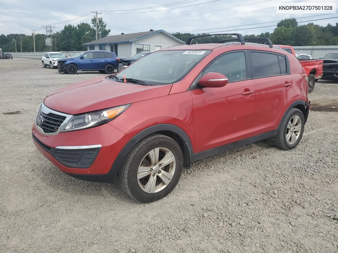 2013 Kia Sportage Base VIN: KNDPB3A27D7501328 Lot: 70205524