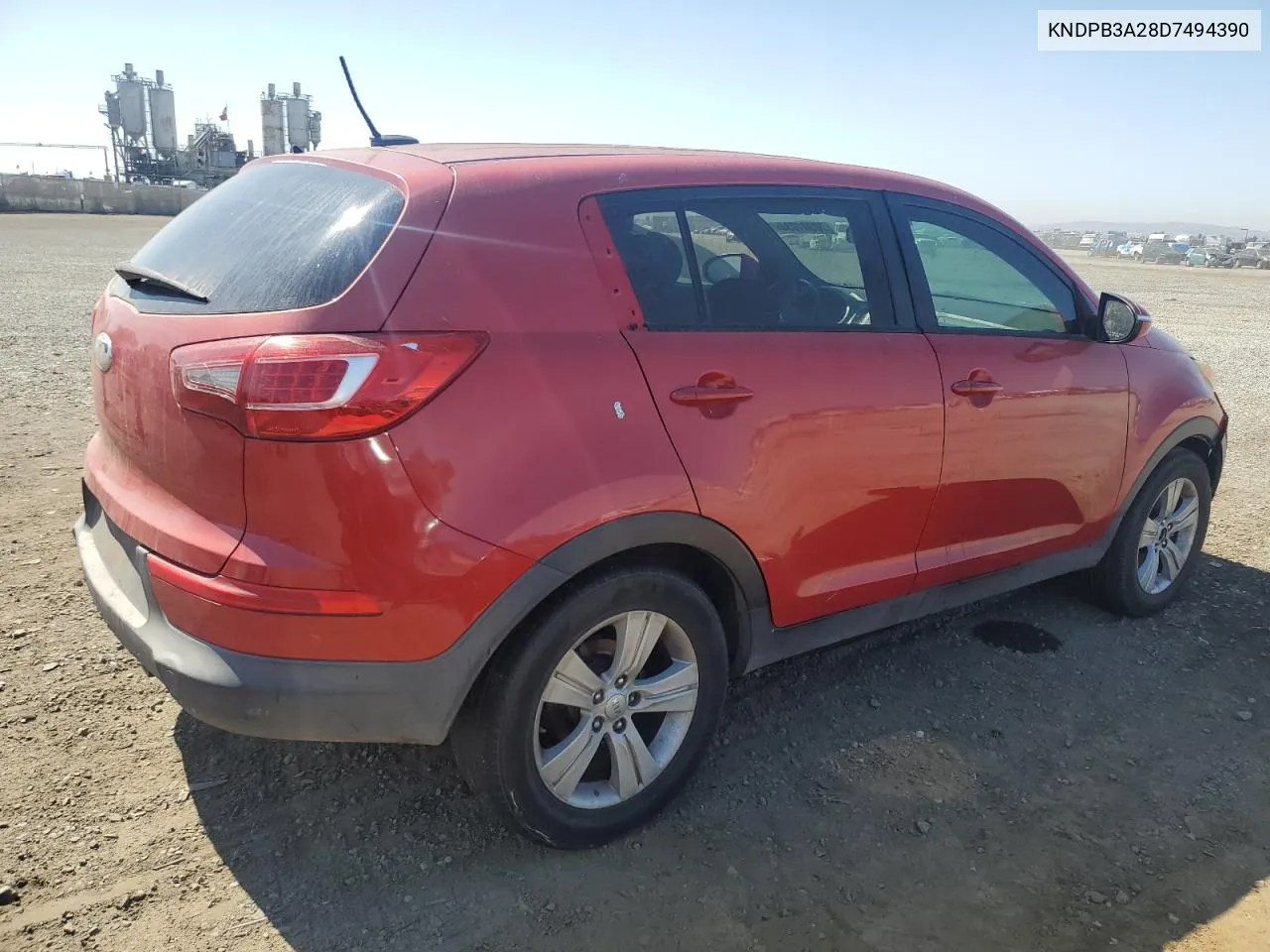 2013 Kia Sportage Base VIN: KNDPB3A28D7494390 Lot: 70301034