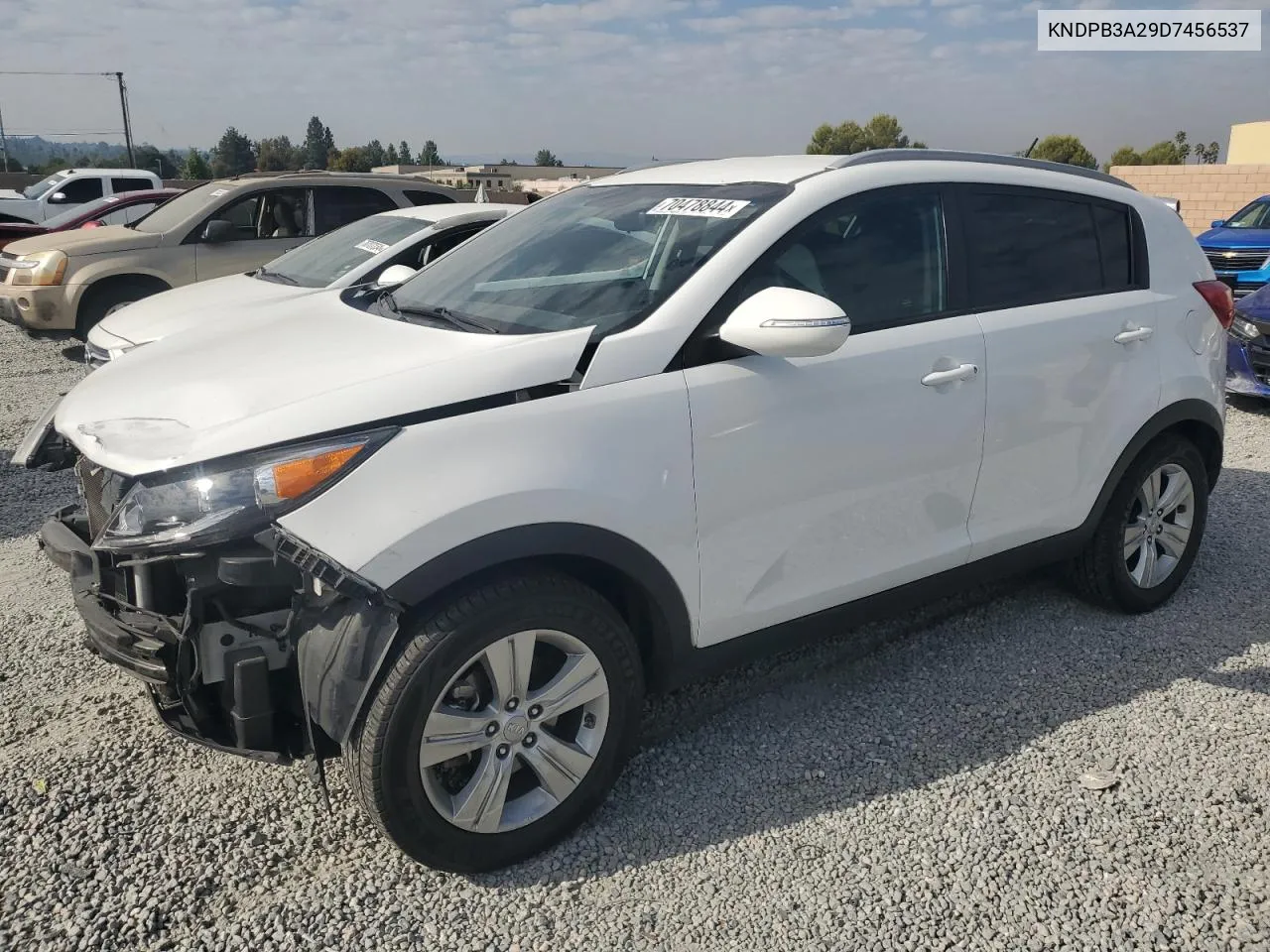 2013 Kia Sportage Base VIN: KNDPB3A29D7456537 Lot: 70478844