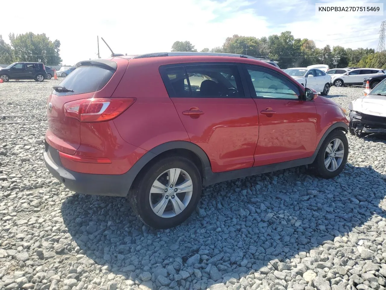 2013 Kia Sportage Base VIN: KNDPB3A27D7515469 Lot: 71041414