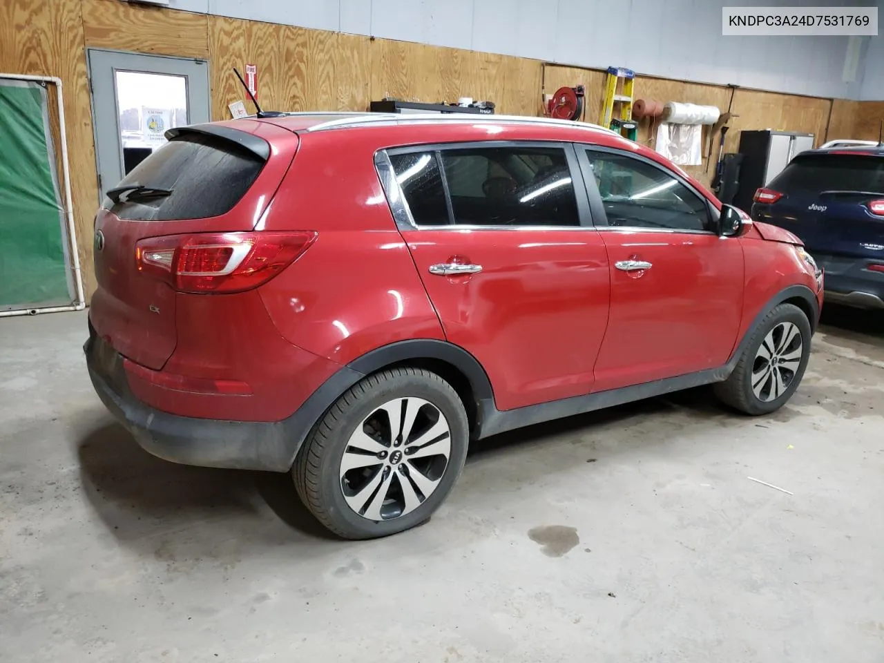 2013 Kia Sportage Ex VIN: KNDPC3A24D7531769 Lot: 71093534