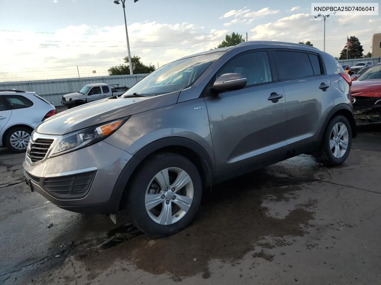 2013 Kia Sportage Lx VIN: KNDPBCA25D7406041 Lot: 71575054