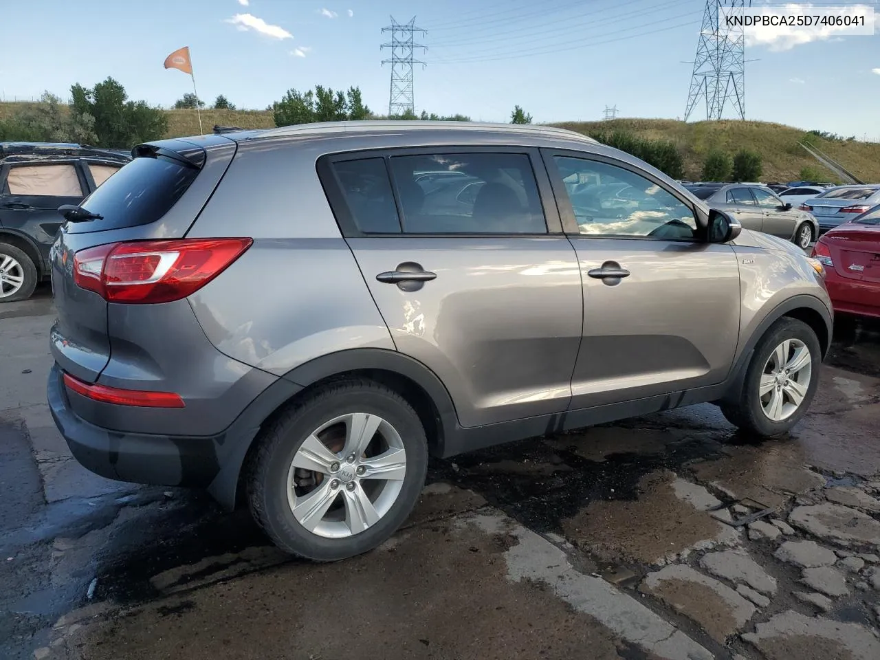 2013 Kia Sportage Lx VIN: KNDPBCA25D7406041 Lot: 71575054