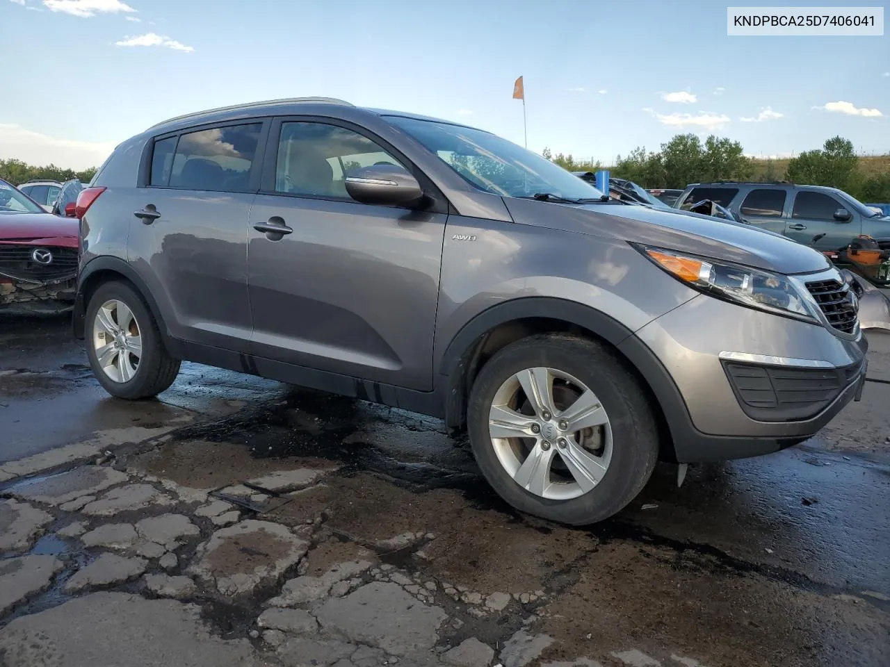 2013 Kia Sportage Lx VIN: KNDPBCA25D7406041 Lot: 71575054